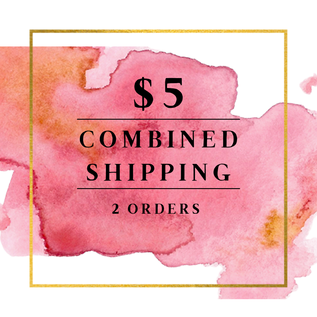 $5 Combined Shipping for 2 Orders